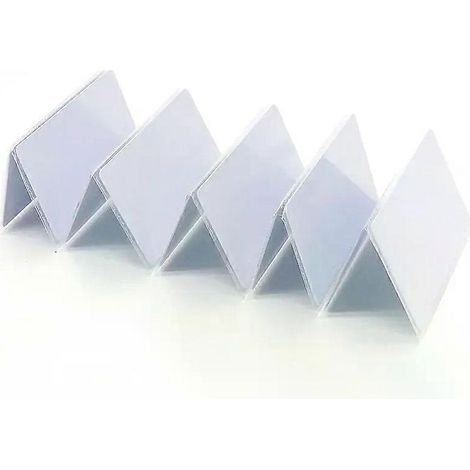 10 cartes RFID réinscriptibles 125 kHz T5577/5200/EM4305 vierges pour le contrôle d'accès intelligent, le clonage et la lecture, l'écriture et la programmation de cartes clés. (1/4)