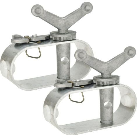 Lntyq 2 pcs Tendeurs pour Corde de Piscine Tendeur de Câble de Serrage pour Bâche de Piscine Treuil de Couverture de Piscine, Tendeur de Corde Treuil Construit en Aluminium Tendeur Couverture Hiver Pi (1/5)