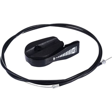 Kit de remplacement de câble d'accélérateur universel Ulisem 39" pour tondeuses à gazon (noir, 1 m) (1/4)