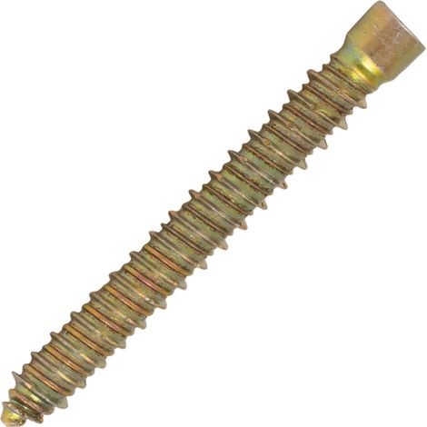 Vis de Fixation Directe pour Huisseries T.Red HC 7.5X120 Z.Passivé Jaune (1/2)
