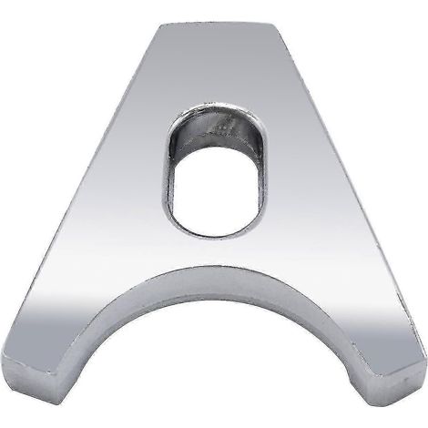 Verteilerklemme aus silberfarbenem Chromstahl mit Schraube, passend für Chevrolet-Verteiler der Baureihen SBC und BBC (V8, V6, 265, 283, 305, 307, 327, 350).