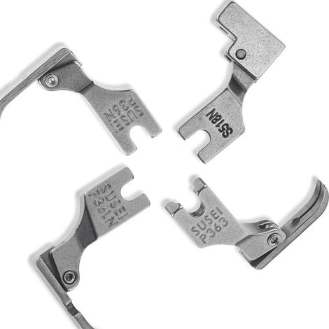 Pied Presseur 4pcs Différents Fermeture Éclair pour Machines à Coudre Juki Brother Singer (1/5)