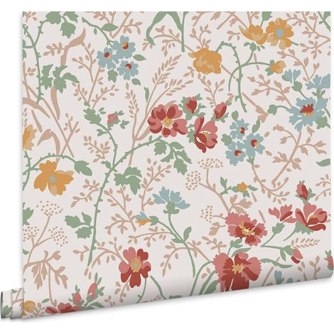 Laura Ashley Shropshire Posy Vliestapete Rosa 10mx52cm (1/5)