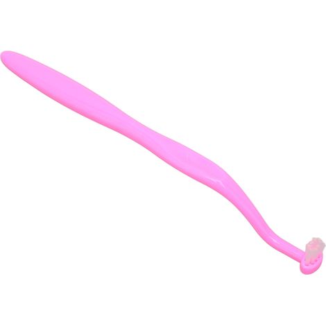 Brosse Interdentaire Souple Tête Fine Professionnelle Portable Nettoyage Dentaire Appareil Orthodontique Hygiène Bucco-Dentaire Rose Lot de 1 (1/5)