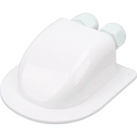 Scatola passacavi impermeabile IP68, doppio ingresso cavi per camper, barche, tetti di yacht, bianca (1/5)
