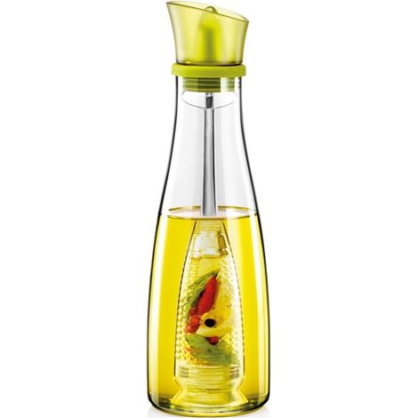 Trade Shop - Oliera Con Capacidad De Infusión De Vidrio Verde De 250 Ml A La Comida De La Comida -