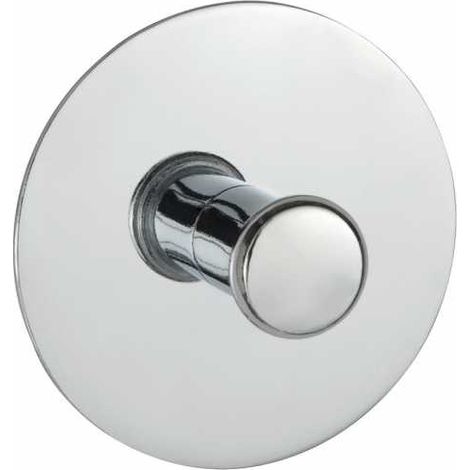 Wenko 18767100 Turbo-Loc Gancio, Fissaggio Senza Trapano, Acciaio, 6 x 6 cm, Cromo (1/5)