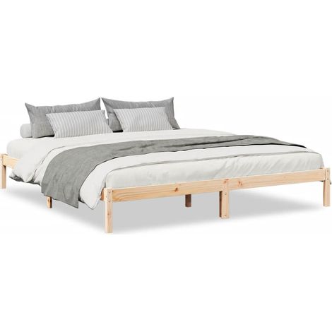 Maison Exclusive - Letto Extra Lungo senza Materasso 180x210 cm in Legno di Pino