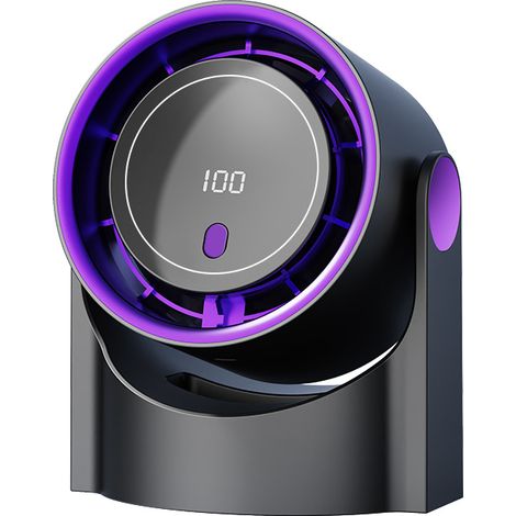 Table Fans 100 Speeds Wall Mounted Desk Fan Ultra Quiet 180 Wide Angle 2000mAh Portable Fank (1/5)