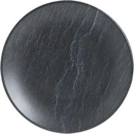 Lot de 6 Assiettes à Dessert "Cadence" 20cm Noir (1/2)