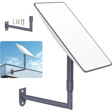 Starlink Mount Starlink Long Vertical Angle Wall Mount for Starlink Roof, Starlink Mounting Kit for Starlink Satellite Internet Kit Compatible with Starlink Dishy V2 6004 (1/5)