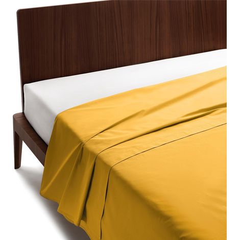 Drap Plat 1 Personne 160x280 en 100% Coton Percalle Certifié OekoTex Frais et Respirant, Draps Housses Dessus de Lits pour Linge de Lit et Literie, Drap Housse Douce et Durable (1/5)