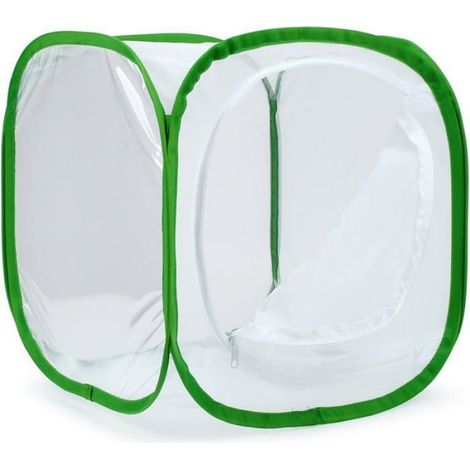 Cage Insectes - Terrarium Papillons 30x30x30 cm - Maille Respirante 5 Couches - Observation Éducative En Intérieur Ou En Extérieur - 1 Pièce (1/5)