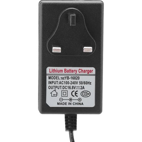 Adaptateur secteur de remplacement AC100-240V DC 16,8V 2A pour chargeur de batterie lithium-ion Safe Charge UK (1/5)