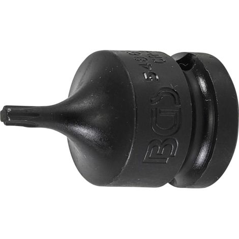 BGS Kraft-Bit-Einsatz Antrieb Innenvierkant 12,5 mm (1/2") T-Profil (für Torx) T20 - 5486-T20
