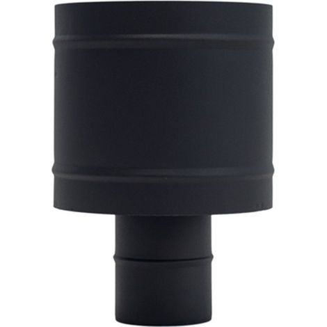Tappo anti-inversione laccato nero 80mm esterno (1/2)