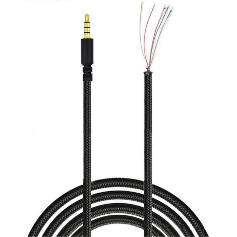 Câble audio avec connecteur jack mâle 3,5 mm pour casque HyperX Cloud II Core Pro CloudX - Stinger Revolver S (1/5)
