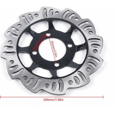 Kit freno idraulico posteriore in lega di alluminio per mini scooter con ruota posteriore a 4 tempi da 49-125 cc. Adatto anche per scooter elettrici a benzina, mini moto da cross, ATV e quad.