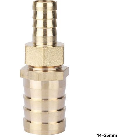 Female threaded hose fitting adapter with brass grooved reducing ring (14-25 mm) (1/5)