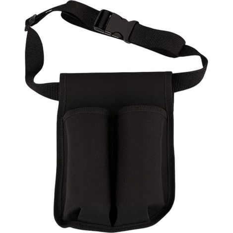 1 unité Étui de Massage Professionnel, Porte-Flacons pour Huiles et Lotions, Idéal pour Kinésithérapeutes, Esthéticiennes et Soignants, Design Nylon Noir Pratique
