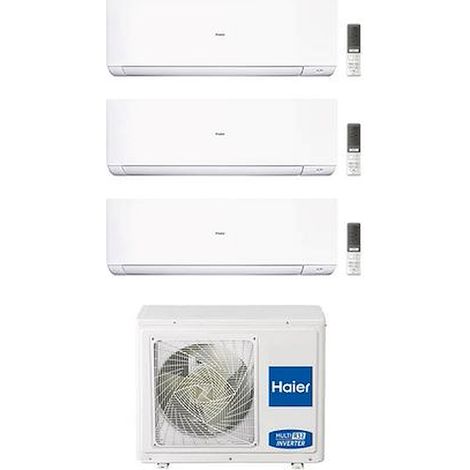 HAIER Condizionatore trialsplit Expert 9000+9000+9000 btu codice prod: as25xcahra(x3)+3u55s2sr5fa (1/5)