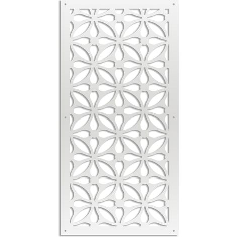 SAMURA - Pannello in PVC traforato - Parasole - Misura: 50x150 cm - Colore: bianco (1/3)