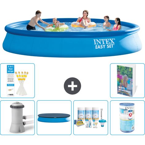 Intex Piscina Easy Set Rotonda - 457x84 cm - 7-pezzi  S208