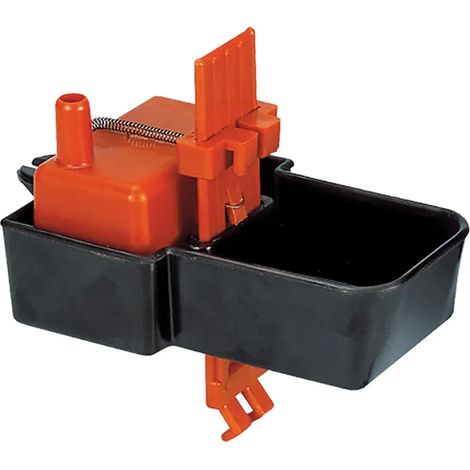 Abreuvoir automatique pour cage avec plateau fixe - Rouge et Noir - Novital (1/3)