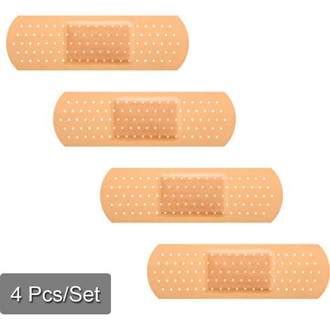 Lot de 4 grands pansements magnétiques humoristiques pour voiture, SUV ou casier. (1/5)