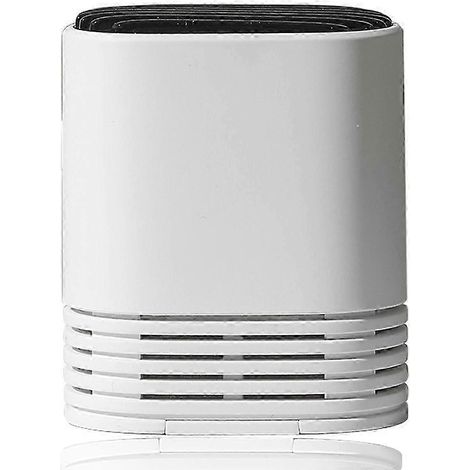 Purificateur d'air électrique miniature ultra-portable et ultra-silencieux, idéal pour les voyages, la voiture et le bureau (blanc/noir) (1/5)