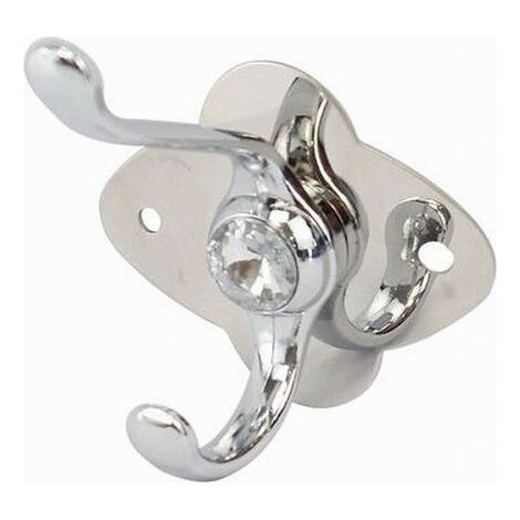 Apendino Gancio Abiti Porta Asciugamano 1 Posto Diamante Bagno 52172 (1/3)