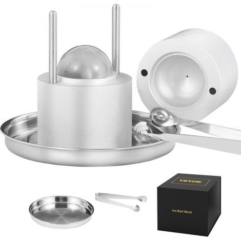 Presse à Glaçons Sphères de 61 mm Moule à Glaçon Rond en Alu Bac (1/5)