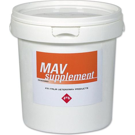 MAV SUPPLEMENT mangime minerale complementare in polvere per cavalli sportivi utile per apportare vitamine, minerali e aminoacidi e aumentarne il tenore della dieta di base 6 kg