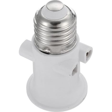 Lot de 2 douilles de conversion E27 4A AC100-240V, adaptateur de lampe