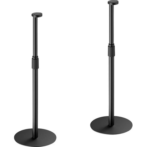 My Wall HS49L Piedistallo per altoparlante Fisso, Regolabile in altezza Nero 2 pz. (1/5)