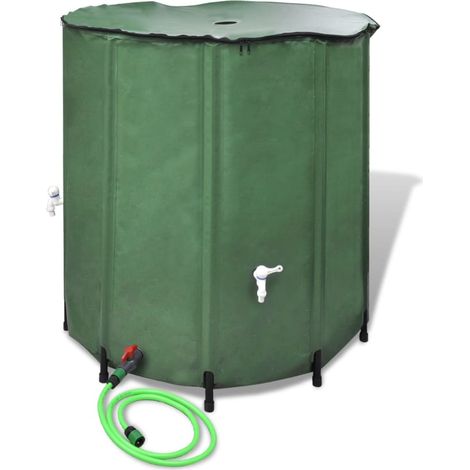 Tanque de agua de lluvia plegable 500 L vidaXL