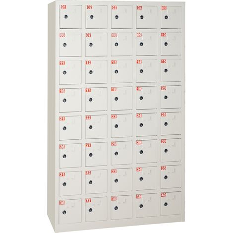 Custodia tablet Link BOX 40 ALLOGGIAMENTI IN METALLO CON CHIAVE MISURE CM 145.5X23X90