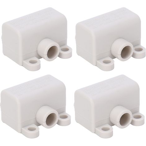 4 pièces Répartiteur principal haute puissance en forme de T, bornier de câblage, connecteur industriel 400 V 60 A (1 entrée 2 sorties (ZK-306)) (1/5)