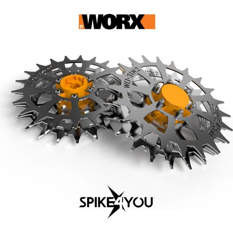 Ruote per robot tagliaerba WORX Landroid serie L, in acciaio inox da 3 mm