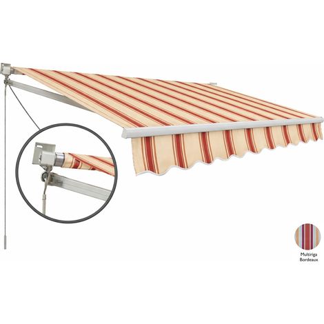 TENDA DA SOLE ECO 3X2M MULTIRIGA BORDEAUX