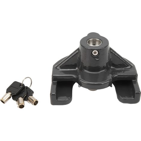 Verrou de remorque 887613200023, acier inoxydable antirouille, revêtement électronique, antivol d'attelage RV, compatible avec coupleur de remorque 2 pouces (1/5)