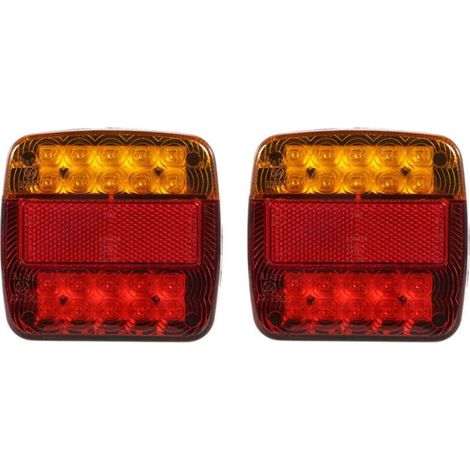 feux stop/arrière à 26 LED 12 V pour camion, remorque, fourgonnette, bus, 4x4 et pick-up (1/5)
