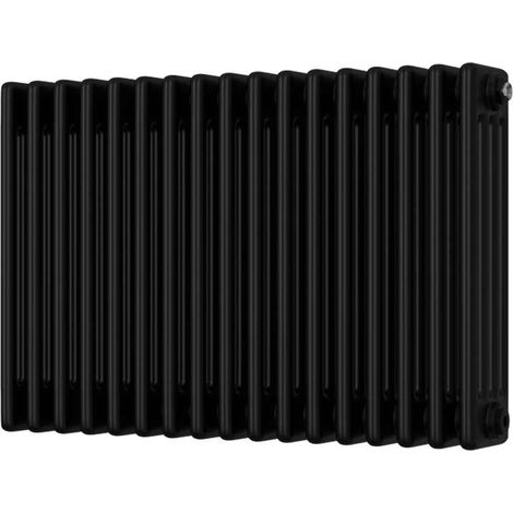 Alpha - Black Column Radiator H500mm x W768mm 4 Column