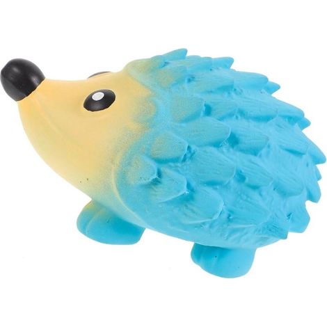 Jouet pour chien en forme de hérisson, fabriqué en latex, petit jouet à mâcher pour chien avec un son couinant. (1/5)