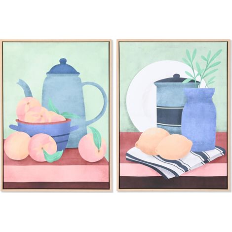 Tableau Ps Toile 53X4,5X73 Cuisine Encadré (1/4)