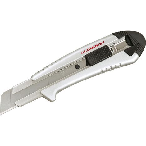 Tajima Cuttermesser (Cutter, Teppichmesser), 25mm Klinge, Dial-Blade-Lock – rostfreier Edelstahl - AC701S (1/3)