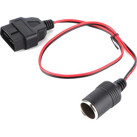 Adaptateur allume-cigare 1 vers 2, prise de courant double, connecteur OBD2, équipement de diagnostic, répartiteur de ligne 12V, chargeur de voiture, accessoire auto. (1/5)