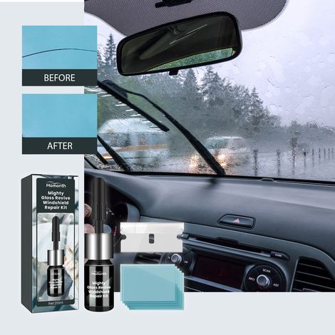 Windshield Care Kit - Car Windshield Crack and Breakage Repair Adhesive - 20ml Set -- BIEMMEDUE (1/5)