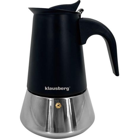 Cafetière expresso Klausberg KB-7847 – 12 tasses – Acier inoxydable – Compatible induction – Percolateur – 600 ml (1/5)