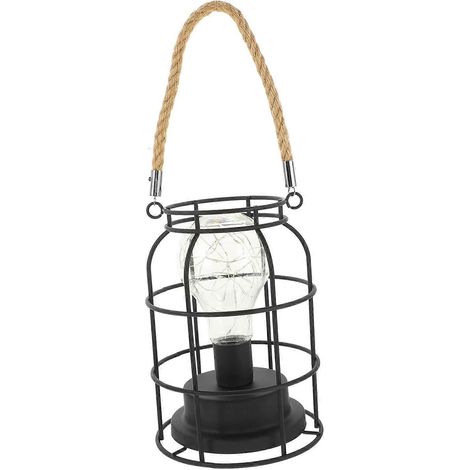Suspension extérieure pour porche, lampe de chambre style lanterne blanche, 25 cm, métal résistant aux intempéries, décorations de Noël (1/5)